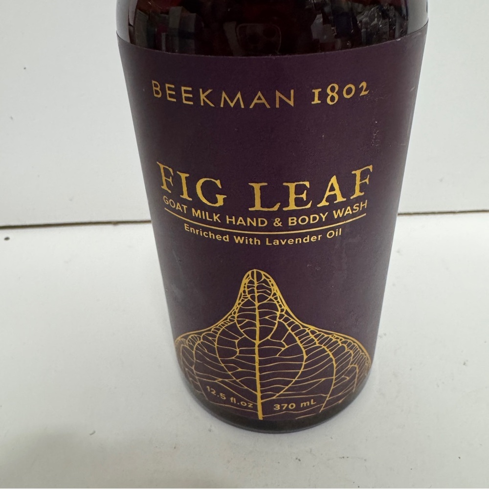 Beekman 1802 Fig Leaf Goat Milk Hand Body Wash 12.5 OZ - Picture 2 of 3